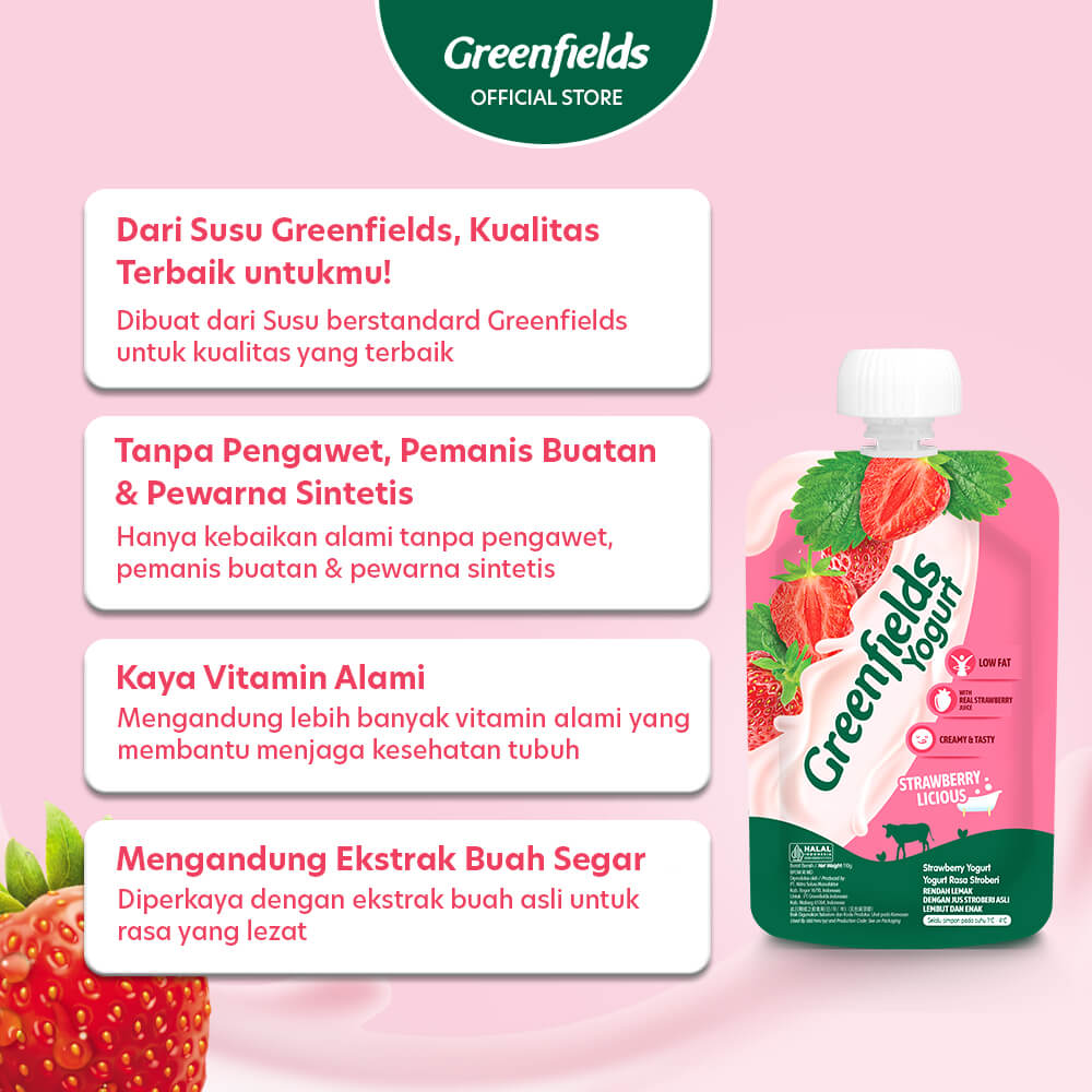 Yogurt Pouch Strawberry Licious