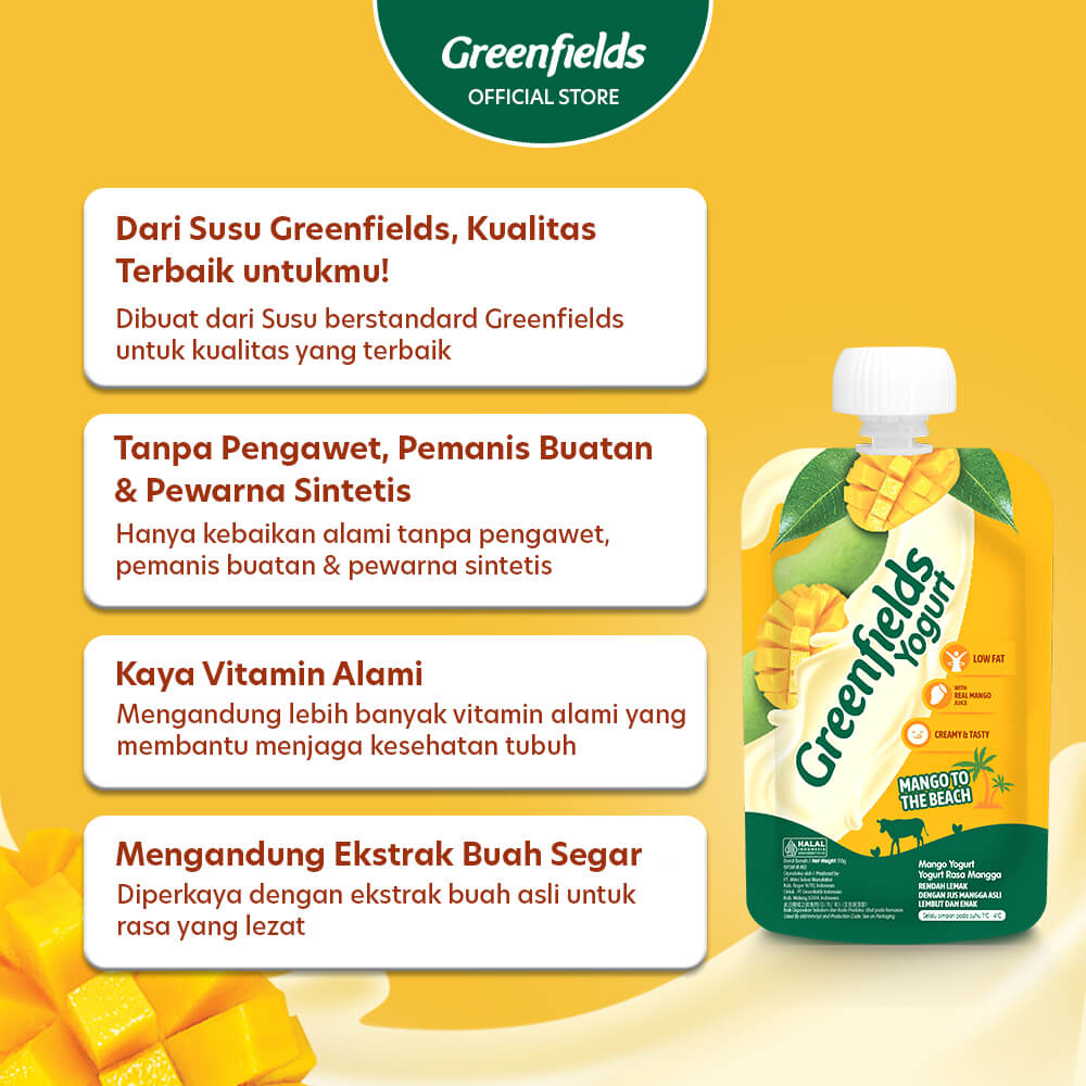 Yogurt Pouch Mango To The Beach